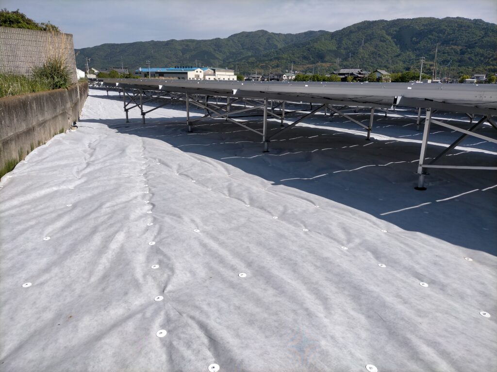 マイティーシート設置風景